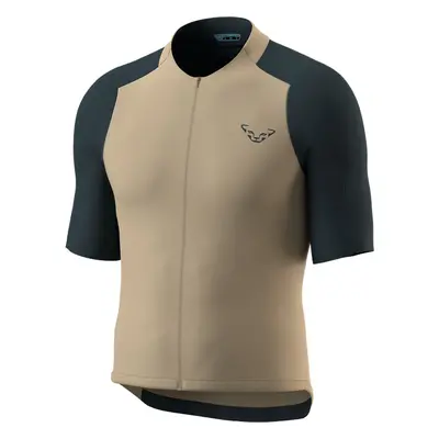 Dres Dynafit Ride Light S/S Full Zip Jersey rock khaki 2025 Barva: khaki / černá