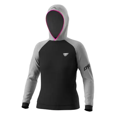 Mikina Dynafit 24/7 Hoody W alloy melange 2024 Barva: černá / šedá