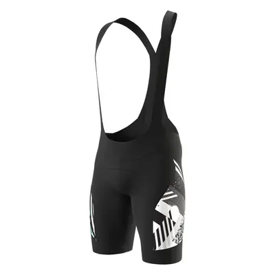 Kalhoty s laclem Dynafit Snow Leopard Bib Shorts W black out 2023 Barva: černá / bílá