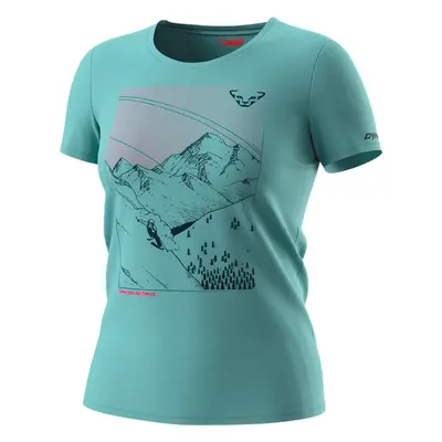 Triko Dynafit 24/7 Artist Series Dri T-Shirt W marine blue/ski traces downhill 2023 Barva: modrá