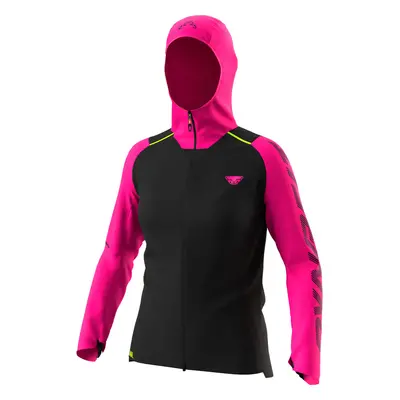 Bunda Dynafit DNA Wind W pink glo 2024 Barva: černá / růžová