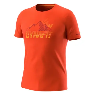 Triko Dynafit Transalper Graphic S/S Tee dawn 2024 Barva: oranžová