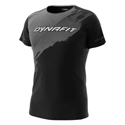 Triko Dynafit ALPINE 2 S/S TEE black out 2025 Barva: černá / bílá