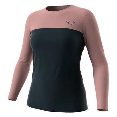 Triko Dynafit Traverse S-Tech Longsleeve W blueberry mokarosa 2024 Barva: modrá / starorůžová