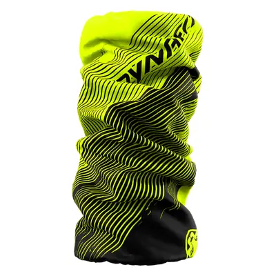 Nákrčník Dynafit Logo Neck Gaiter neon yellow Striped 2024 Barva: černá / žlutá