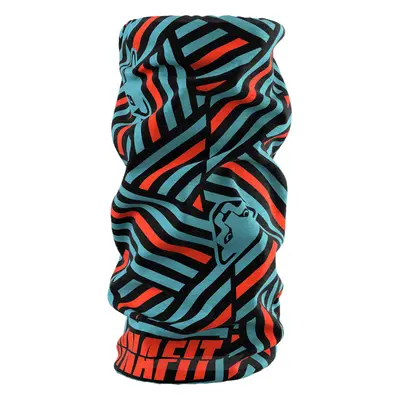 Nákrčník Dynafit Logo Neck Gaiter storm blue Razzle Dazzle 2025 Barva: modrá / oranžová