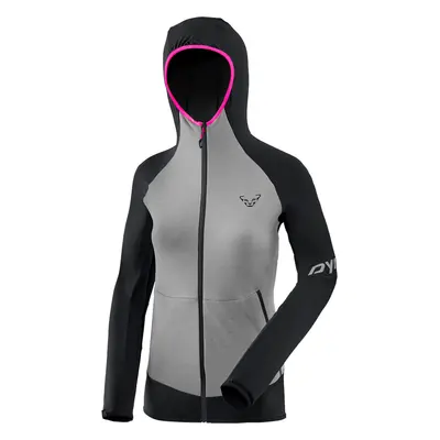 Mikina Dynafit Transalper Light PTC Hoody W black out/0912 2024 Barva: černá / šedá