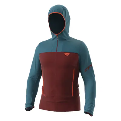 Mikina Dynafit Traverse PTC Hooded JKT mallard blue 2023 Barva: cihlová / modrá