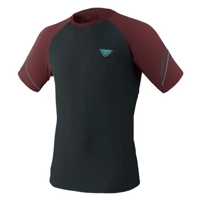 Triko Dynafit Alpine Pro SS TEE blueberry/burgundy 2025 Barva: modrá / vínová