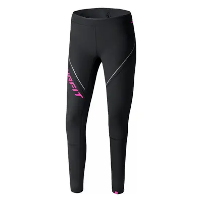 Legíny Dynafit Winter Running Tights W black out/6070 2025 Barva: černá / růžová