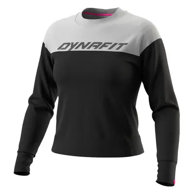 Mikina Dynafit 24/7 Pullover W black out alloy 2024 Barva: červená / šedá