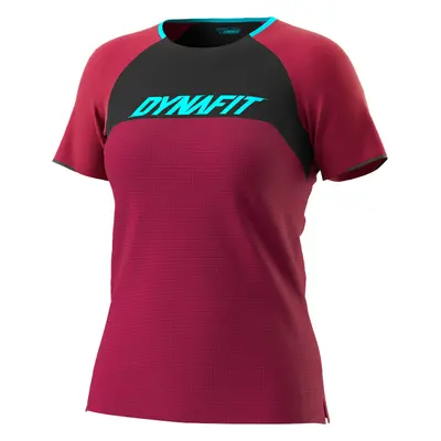 Tričko Dynafit Ride W S/S TEE beet red 2023 Barva: řepová / černá