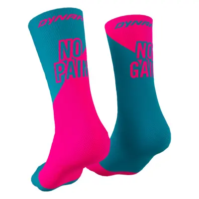 Ponožky Dynafit No Pain No Gain ocean/pink glo Barva: růžová / modrá