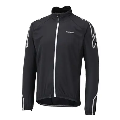 Bunda Shimano Compact Windbreaker černá/bílá Barva: černá / bílá