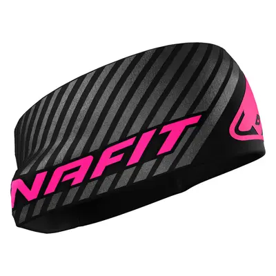 Čelenka Dynafit Alpine Reflective Headband black out/pink glo 2025 Barva: černá / růžová