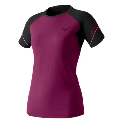 Triko Dynafit ALPINE PRO SS TEE W black out/beet red 2023 Barva: řepová / černá