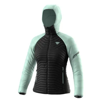 Bunda Dynafit Speed Insulation Hooded W jadelite 24/25 Barva: černá / mintová