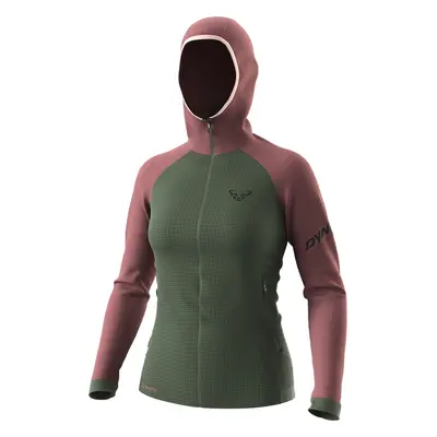 Mikina Dynafit Speed PTC Hooded W dark rose 24/25 Barva: zelená / vínová