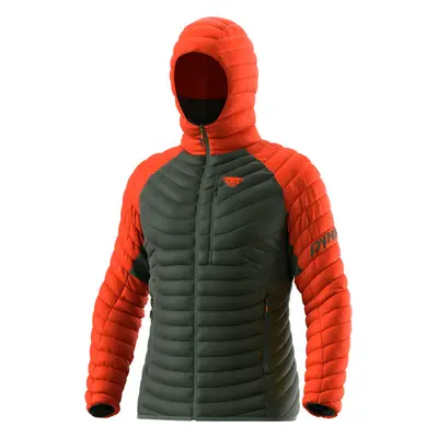 Bunda Dynafit Radical Down Hood dawn/4494 24/25 Barva: zelená / oranžová