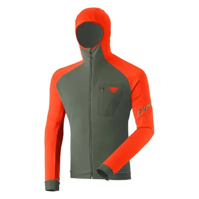 Mikina Dynafit Radical PTC Hooded dawn/4493 24/25 Barva: zelená / oranžová