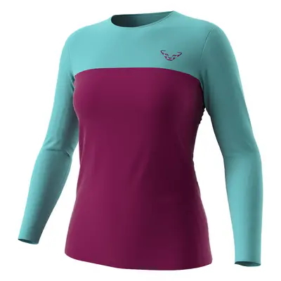 Triko Dynafit Traverse S-Tech Longsleeve W beet red 2023 Barva: řepová / modrá