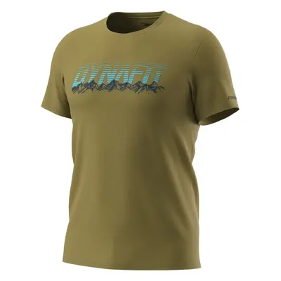 Triko Dynafit Graphic Cotton S/S TEE army/range 2023 Barva: zelená