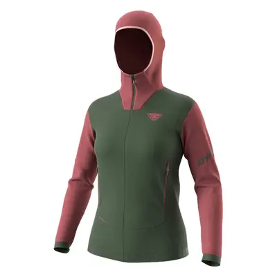 Mikina Dynafit Tigard PTC Hooded W dark rose 24/25 Barva: zelená / vínová