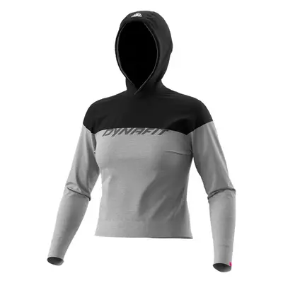 Mikina Dynafit 24/7 Drirelease Hoody W alloy black out 2024 Barva: černá / šedá