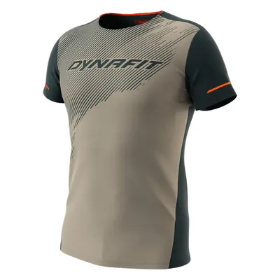 Triko Dynafit ALPINE 2 S/S TEE rock khaki 2024 Barva: modrá / khaki