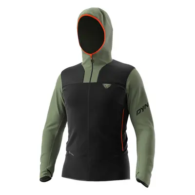 Mikina Dynafit Traverse PTC Hooded JKT sage 2025 Barva: černá / zelená