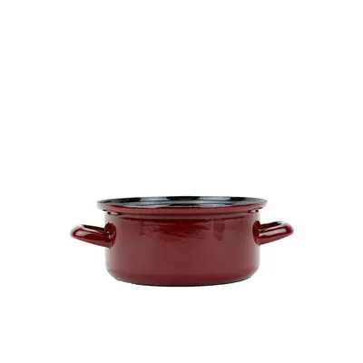 SFINX Smaltovaný rendlík STANDARD bordo 16 cm/1,4l