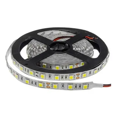 LED pásek PROFI 5m 14,4W/m 60ks/m 5050 STUDENÁ BÍLÁ