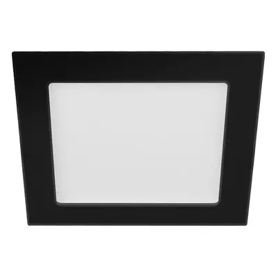 Hranaté podhledové LED svítidlo DOWNLIGHT CCT SQUARE IP44 6W černý