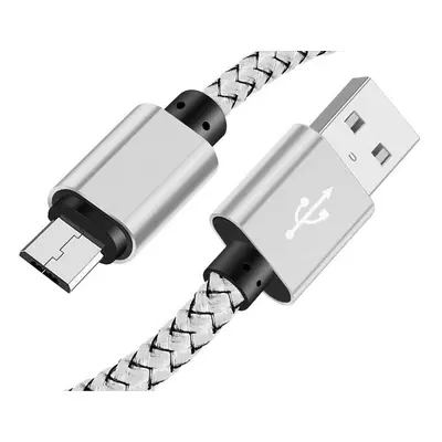 C06 | Micro USB 2M | Nylonový telefonní kabel Quick Charge 3.0 2A žlutá