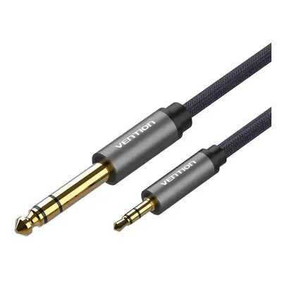 Kabel jack 3,5 mm na 6,5 mm Vention BAIHJ 5 m (šedý)