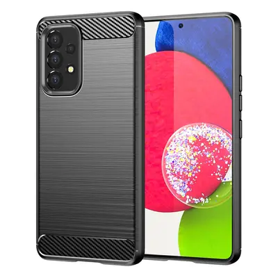 Ohebné pouzdro Carbon Case Samsung Galaxy A53 5G černé