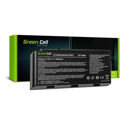 Green Cell Baterie BTY-M6D pro MSI GT60 GT70 GT660 GT680 GT683 GT780 GT783 GX660 GX680 GX780