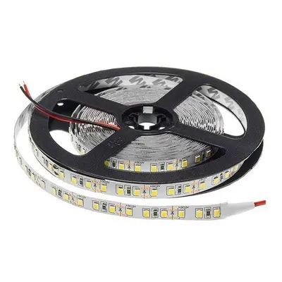 LED pásek 5m 9,6W/m 120ks/m 2835 TEPLÁ voděodolný