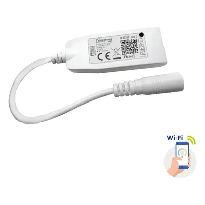 Kontroler - řídicí jednotka pro RGBW+CCT+DIMM 12/24V DC 24W/48W LED pásky s konektorem Wi-Fi Spe