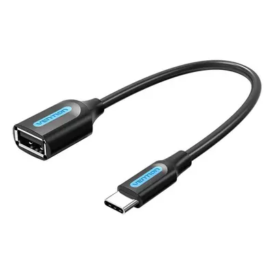 Adaptér USB-C 2.0 samec na USB-A samice OTG Vention CCSBB 0,15 m (černý)