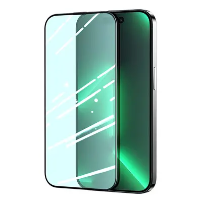 Joyroom Knight green glass pro iPhone 14 Pro Max s filtrem proti modrému světlu pro celou obrazo