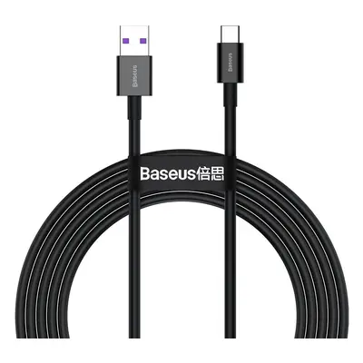 Kabel Baseus Superior Series USB na USB-C, 66W, 2 m (černý)