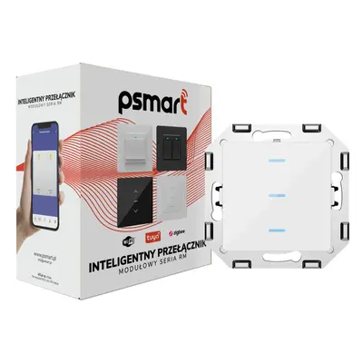 PSMART Switch 3 obvodové sklo RM B ZigBee TUYA