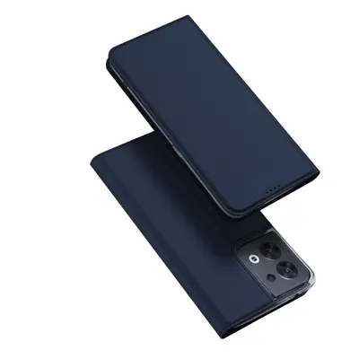 Dux Ducis Skin Pro pouzdro Oppo Reno 8 flip cover card wallet stand blue