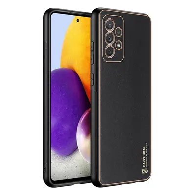 Dux Ducis Yolo elegantní obal z eko kůže Samsung Galaxy A72 4G černý