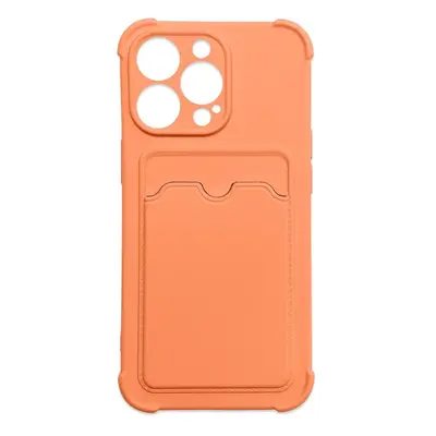 Card Armor Case pouzdro pro iPhone 13 mini card wallet silicone armor case Air Bag orange