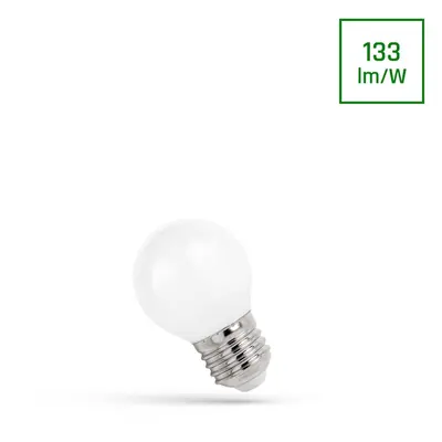 LED BALL P45 E-27 230V 6W COG Neutrální bílá MILKY SPECTRUM