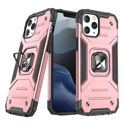 Wozinsky Ring Armor iPhone 14 Pro obrněné pouzdro magnetický držák kroužek zlatý