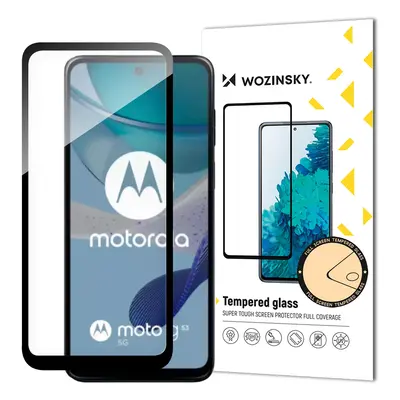 Wozinsky Full Glue tvrzené sklo pro Motorola G53 přes celý displej s rámečkem - černé