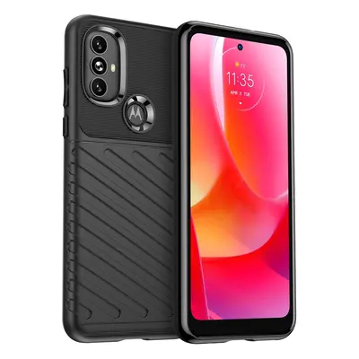 Thunder Case flexibilní pancéřované pouzdro Motorola Moto G Power 2022 černé